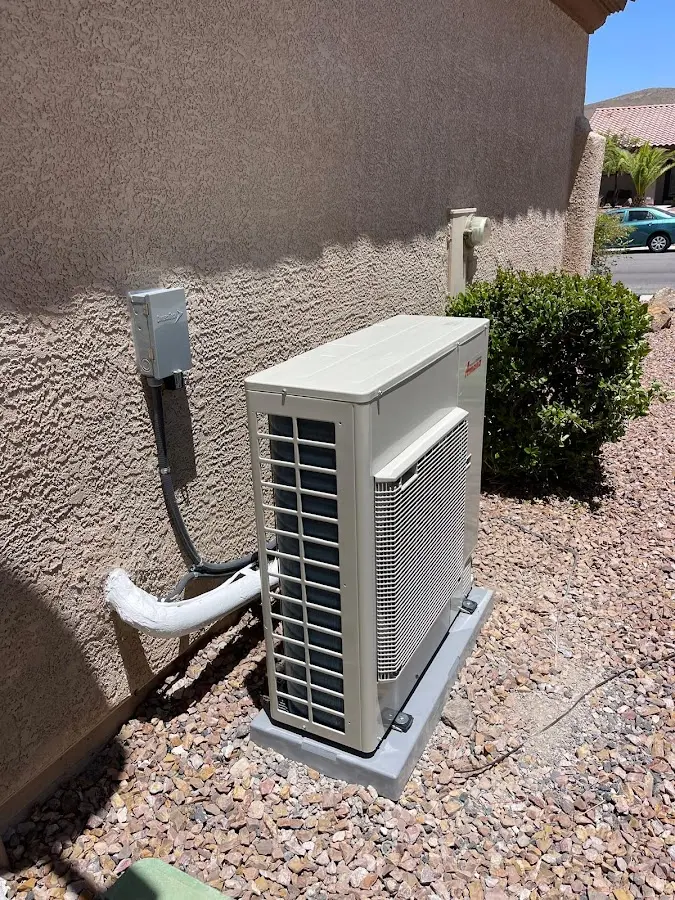 Residential air conditioning condenser unit in Spanish Springs